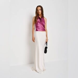 NWT reformation tali silk halter - size 4